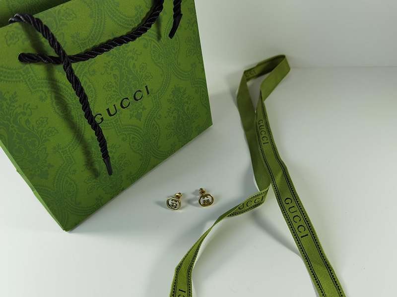 《大人気》グッチ 18k イエローゴールド Interlocking G ピアス 偽物 guq61214