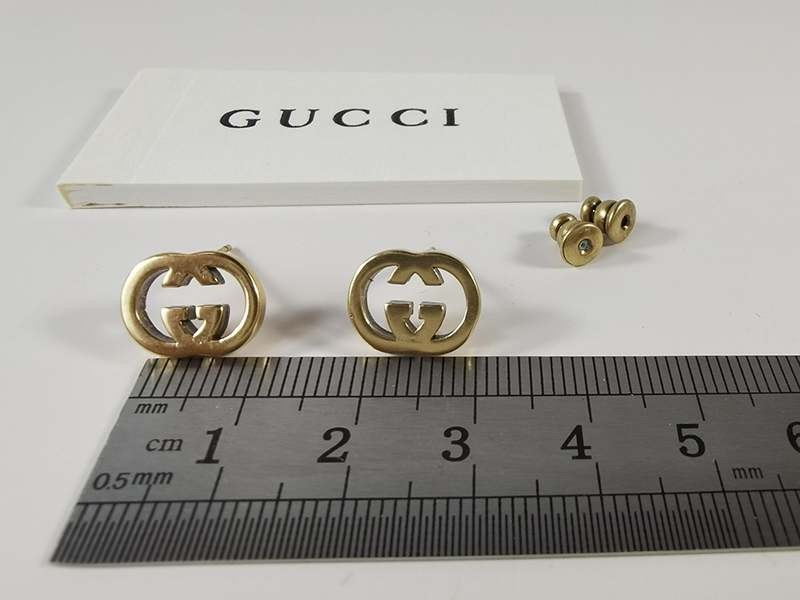 《大人気》グッチ 18k イエローゴールド Interlocking G ピアス 偽物 guq61214