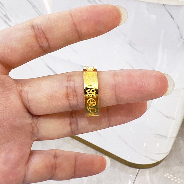 クロムハーツ CHプラス 偽物 クロス 22k ゴールド リング Kuy16796