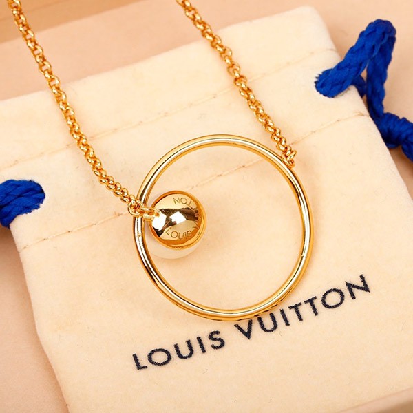 ルイヴィトン 偽物 ネックレス・LV エクリプス パール M01239