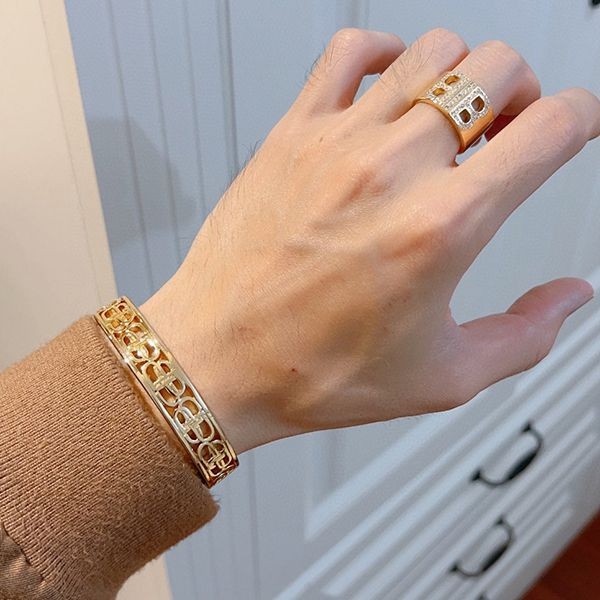 バレンシアガ BB Cuff Bracelet　ブレスレット bar86709