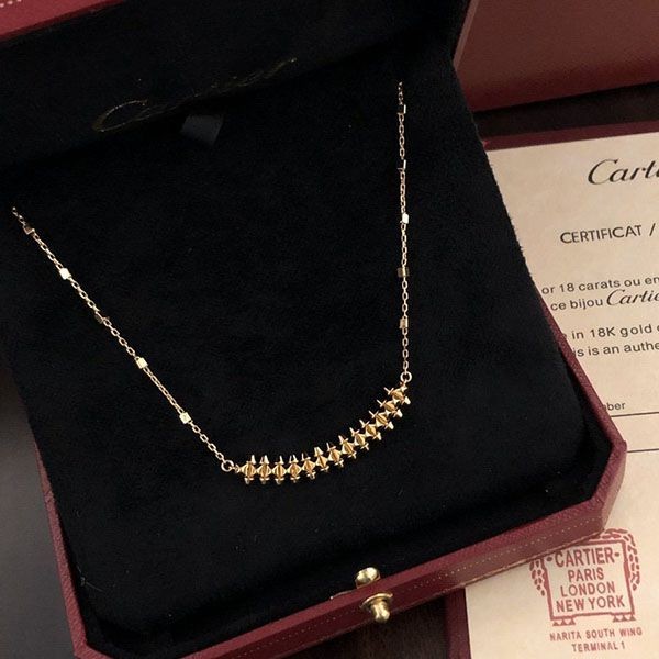 すぐ届く カルティエ クラッシュ ドゥ カルティエ ネックレス MM kat29347