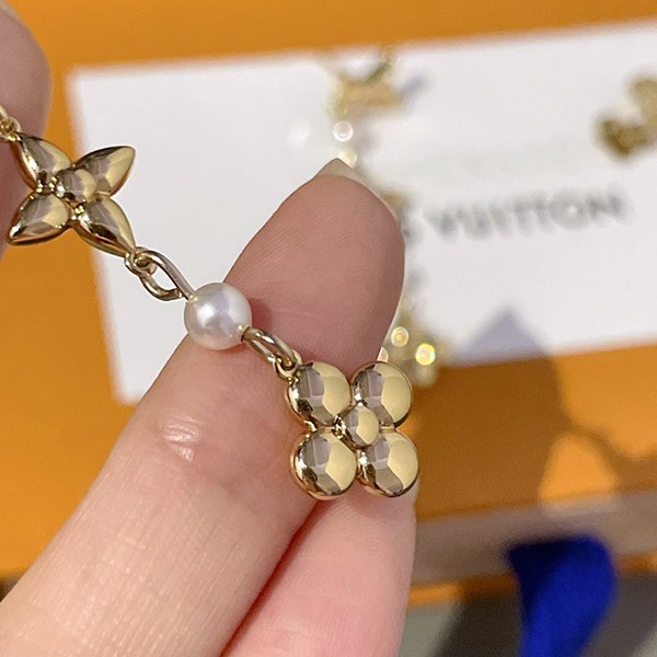 ◆躍動感と煌めき【ルイヴィトン 激安】ピアス・ロング パンダント LV グラム vuf21149