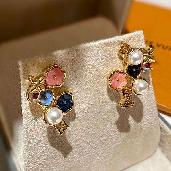 新デザインルイヴィトン n級品 ピアス LV ボタニカ M01642