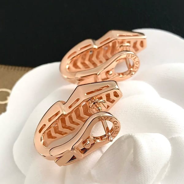 追跡付き 安いブルガリ SERPENTI VIPER 18K コピー ダイヤモンド ピアス But29574