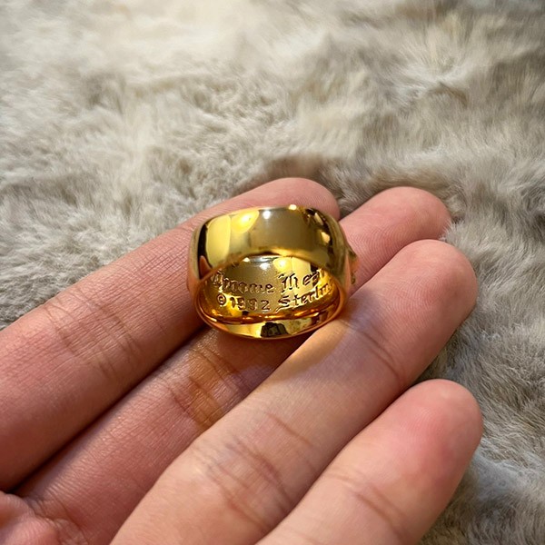 送料込 クロムハーツ フローラルクロスリング 偽物 パヴェダイヤ 22K Kub49956