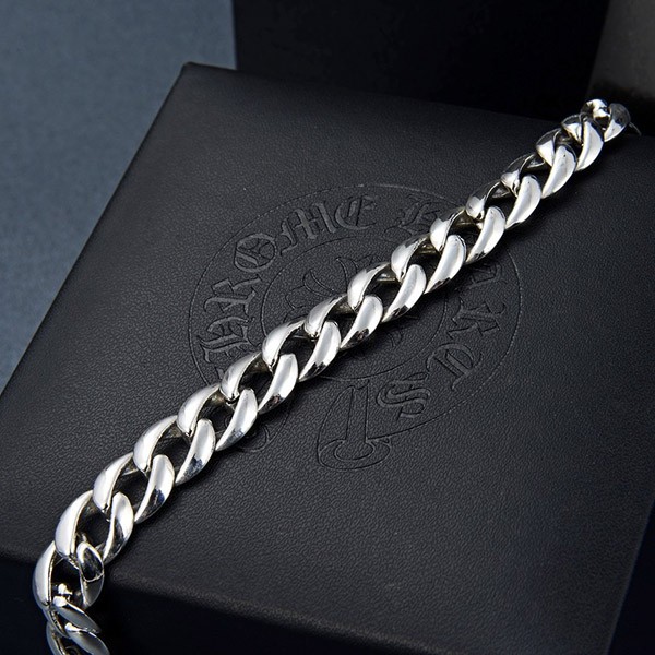 クロムハーツ クロスIDジョイントブレスレット コピー メンズ シルバー925 Kun06013