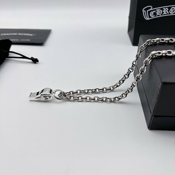 クロムハーツ 偽物 22K GOLD ダガー/ホイッスルチャーム ロングクロスボール チェーン Kun34574