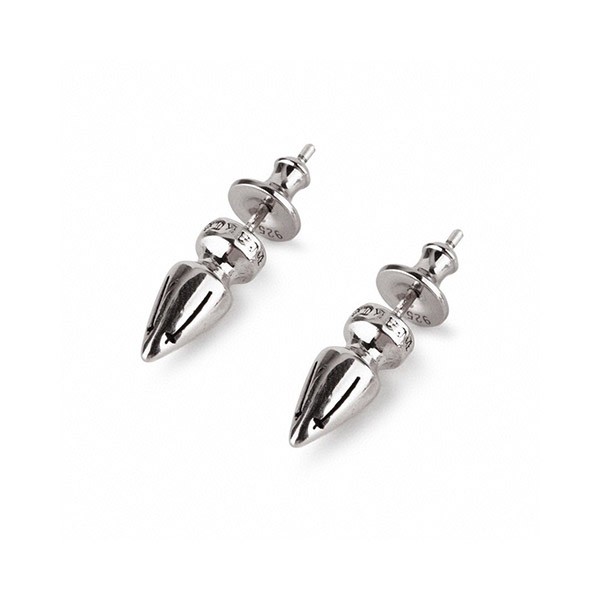 クロムハーツ コピー STUD SPIKE スパイクスタッド シルバーピアス Kul57108