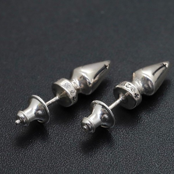 クロムハーツ コピー STUD SPIKE スパイクスタッド シルバーピアス Kul57108