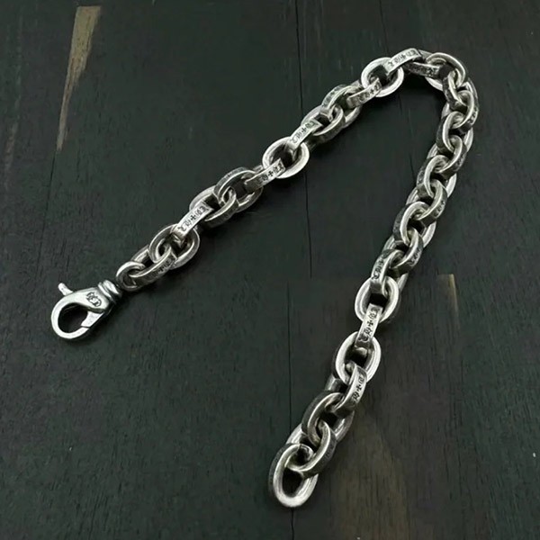 クロムハーツ ラージペーパーチェーンブレスレット 偽物 ラージ Kuw30968