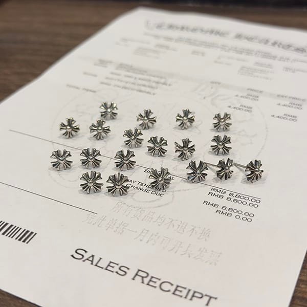 セレブ多数愛用クロムハーツ スーパーコピー シルバー925 クロス ピアス Kuv58960