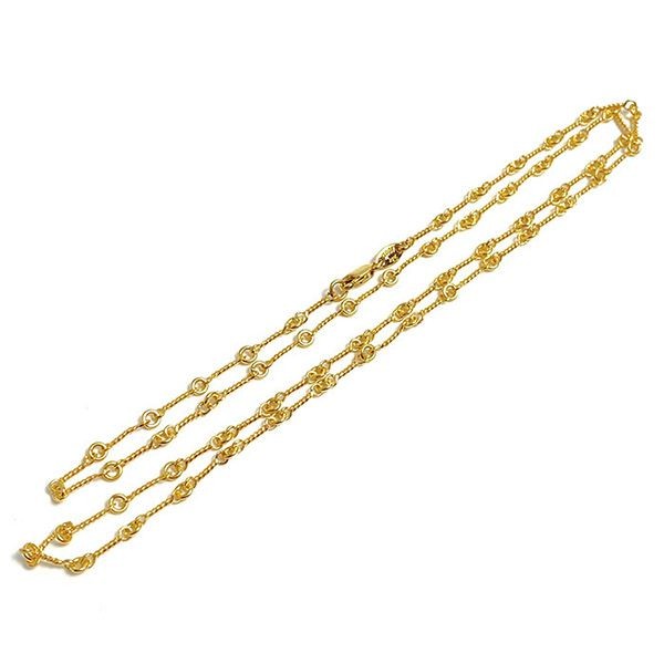 【大特価】クロムハーツ Twist Chain 22K 偽物 Gold 20inch Kuq42192
