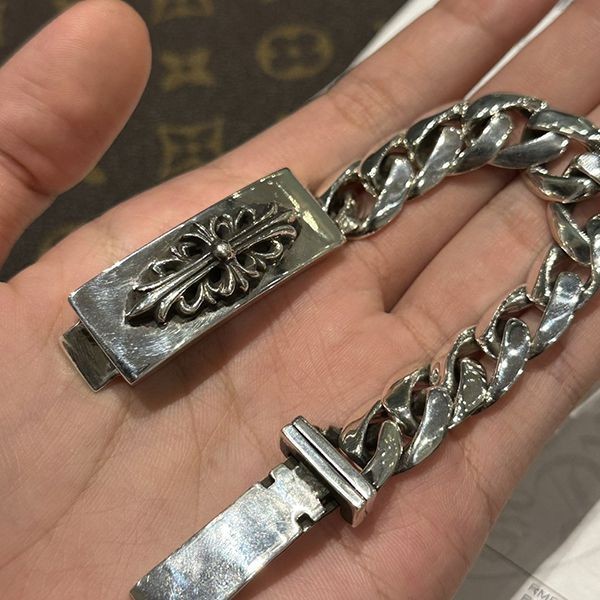 クロムハーツ フローラルクロス ID ブレスレット N級品 Kum07692