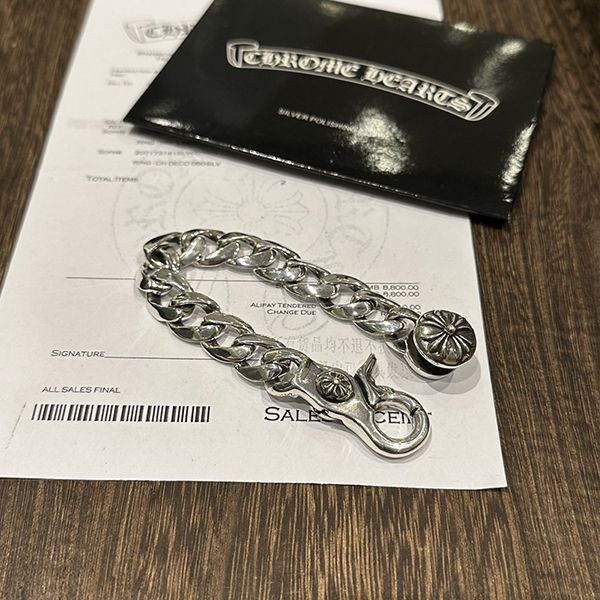 世界中で大人気♪ クロムハーツ クラシックチェーン ブレスレット フェイク Kui34892