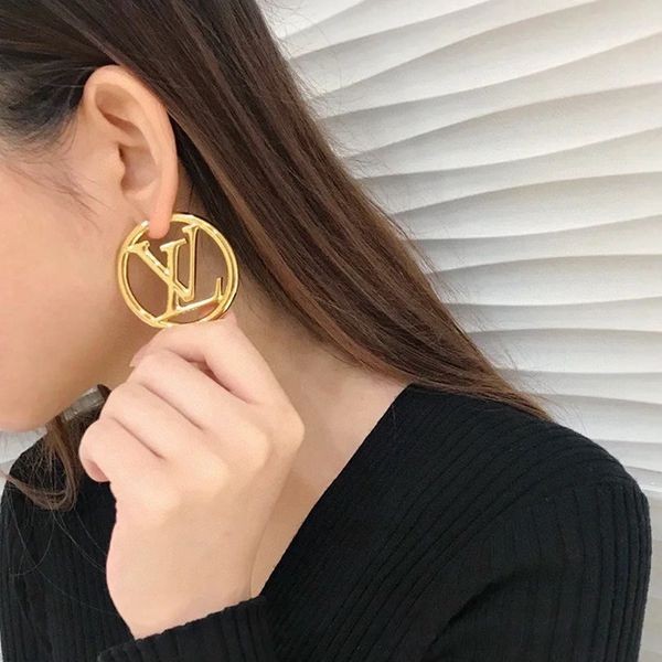ルイヴィトン ピアス 偽物 フープ ルイーズ LV メタル M64288 M80136