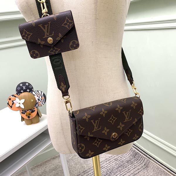 ルイヴィトン 財布 コピー バッグ モノグラム キャンバス ブラウン LV20211
