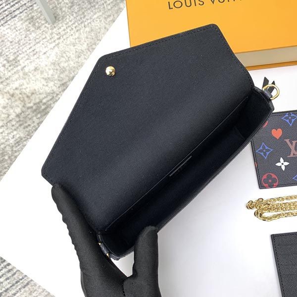 ルイヴィトン ショルダーバッグ 偽物☆モノグラム ポシェット フェリシー ゲーム オン M80232
