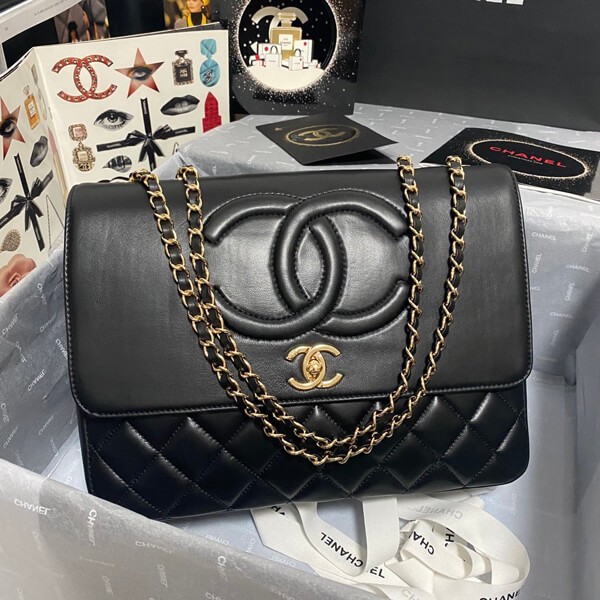 【シャネル】大人可愛い♪マトラッセトップハンドル フラップ バッグA58608