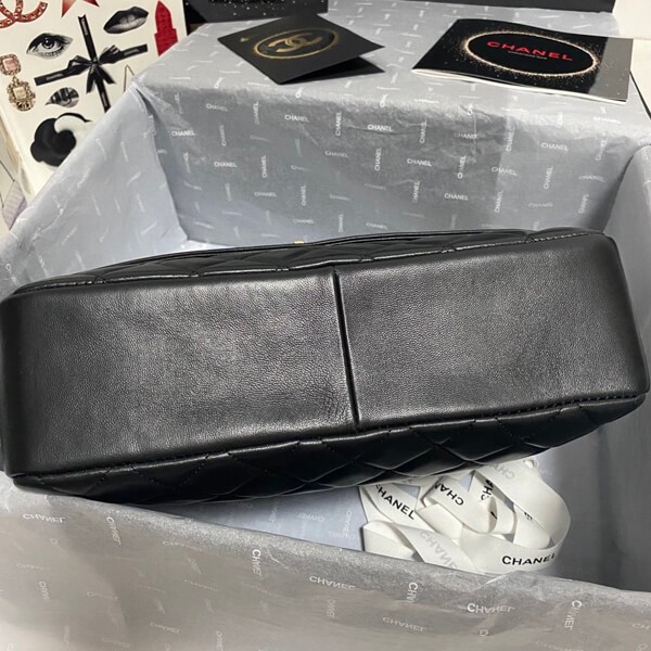 【シャネル】大人可愛い♪マトラッセトップハンドル フラップ バッグA58608