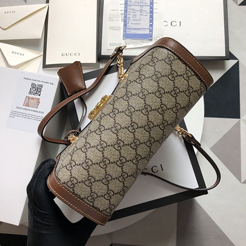 グッチ★パドロックGGスプリーム ショルダーバッグ偽物498156KHNKG 8534