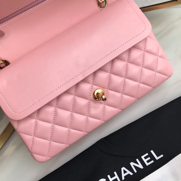 新色☆希少 シャネル マトラッセ チェーンバッグ ピンク shg05949