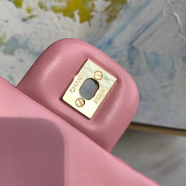 新色☆希少 シャネル マトラッセ チェーンバッグ ピンク shg05949