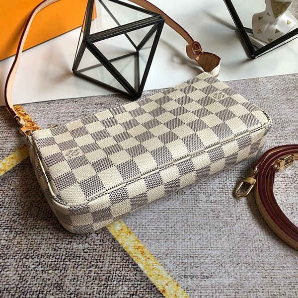定番 ルイヴィトン ショルダーバッグ 偽物 ダミエ ポシェット アクセソワール トートバッグ N41207