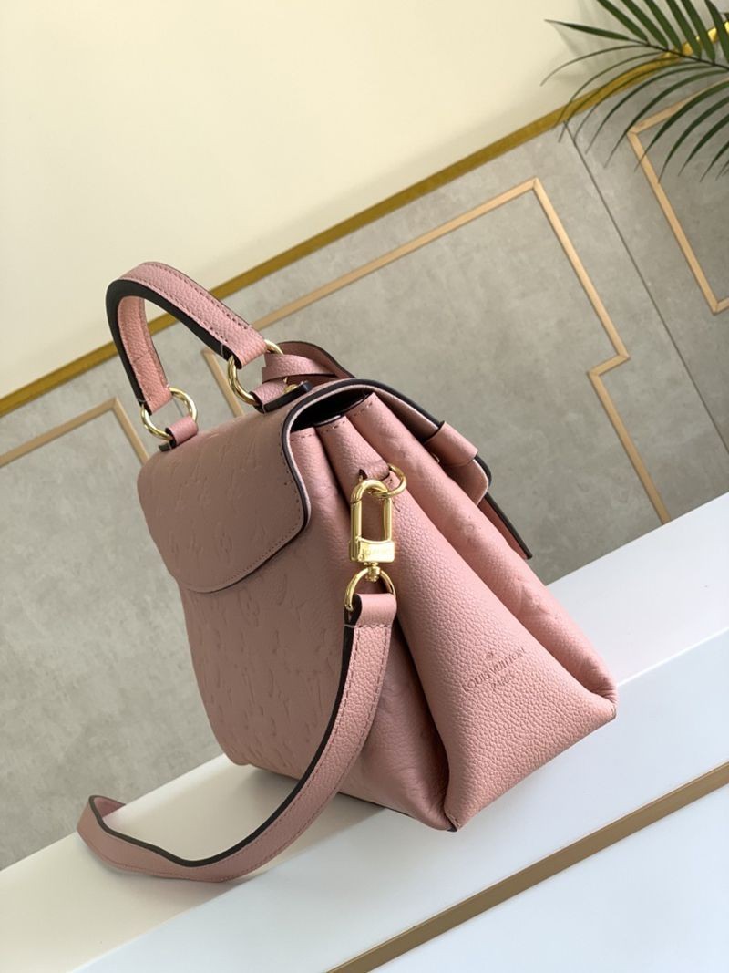 欲しい♡超限定♪ルイヴィトン ジョルジュ BB 偽物 バッグ★2way モノグラム グレインレザー ショルダーバッグ♪ローズプードル M53942