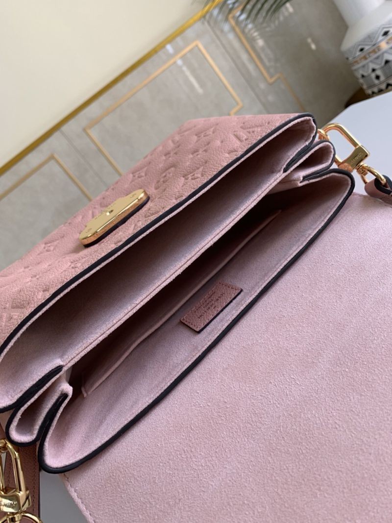 欲しい♡超限定♪ルイヴィトン ジョルジュ BB 偽物 バッグ★2way モノグラム グレインレザー ショルダーバッグ♪ローズプードル M53942