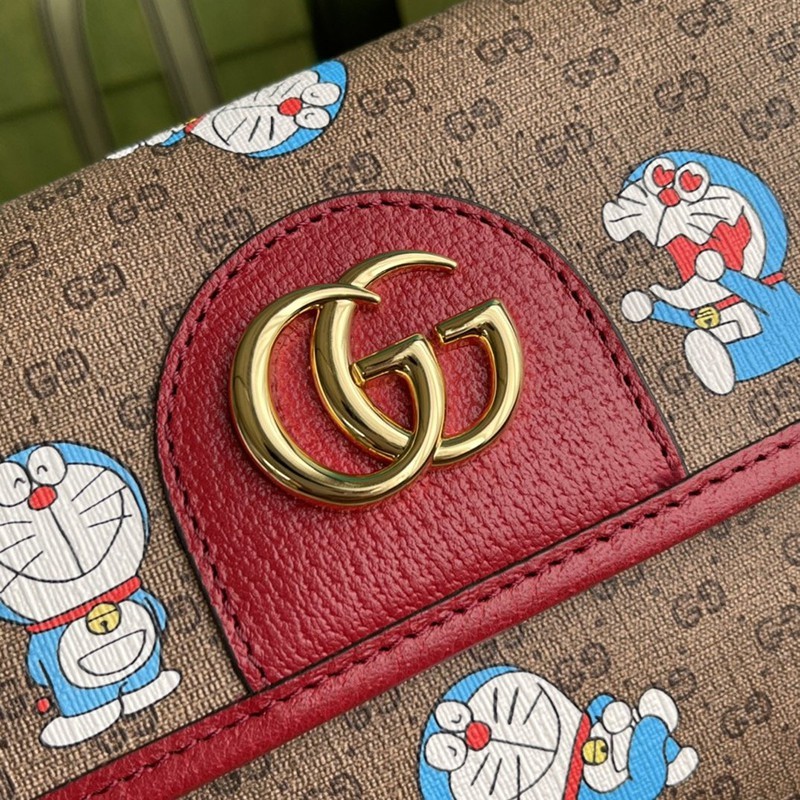 稀少 グッチ×ドラえもん コラボベルトバッグ偽物647817 2TJBG 8587