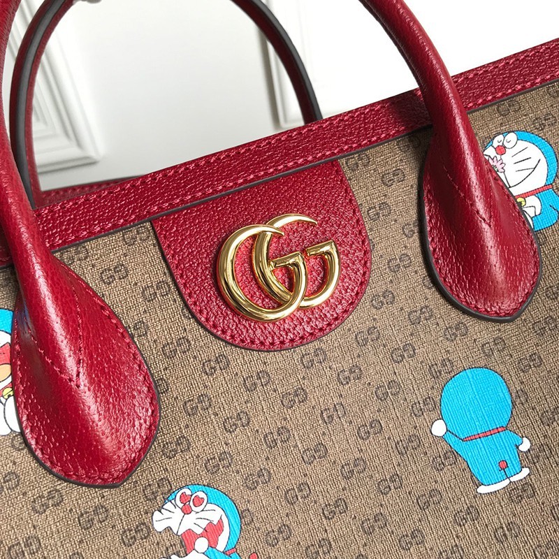 限定！コラボ★グッチ×ドラえもん トートバッグコピー 653952 2TJAG 8580