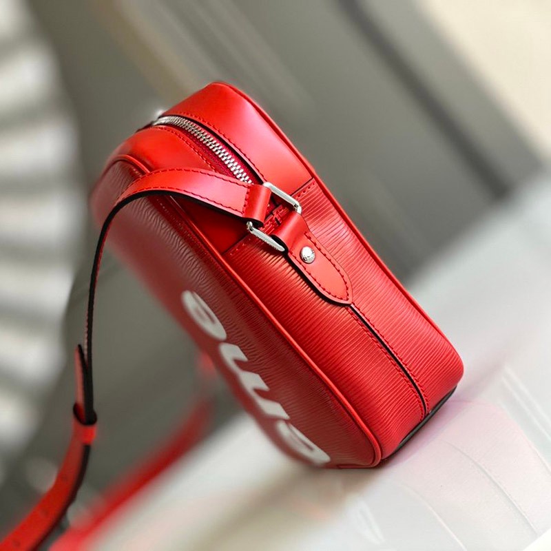 21-22AW 新作 シュプリーム ​ルイヴィトン ショルダーバッグ コピー Leather Danube PM Shoulder Bag Red 赤 vue71778