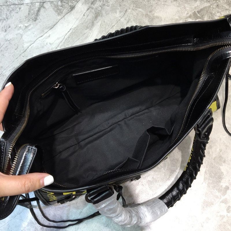 バレンシアガ シティM ハンドバッグ 偽物 グラフィティ クラシック bad62919