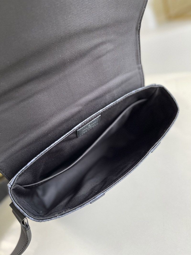 ◆希少◆ ルイヴィトン トランク メッセンジャーバッグ偽物 ブルー M57271