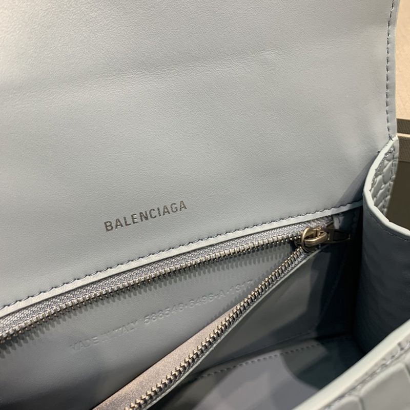 日本未入荷バレンシアガ クロコダイル型押し*HOURGLASS 偽物 ハンドルバッグ bax53445