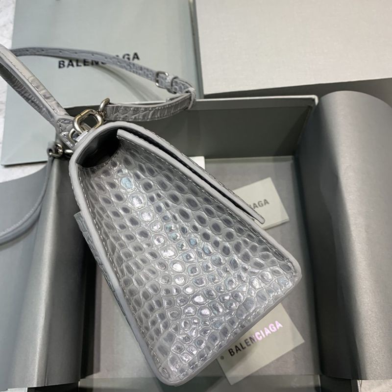 最安値挑戦バレンシアガ クロコダイル型押し*HOURGLASS コピー ハンドルバッグ bah52828