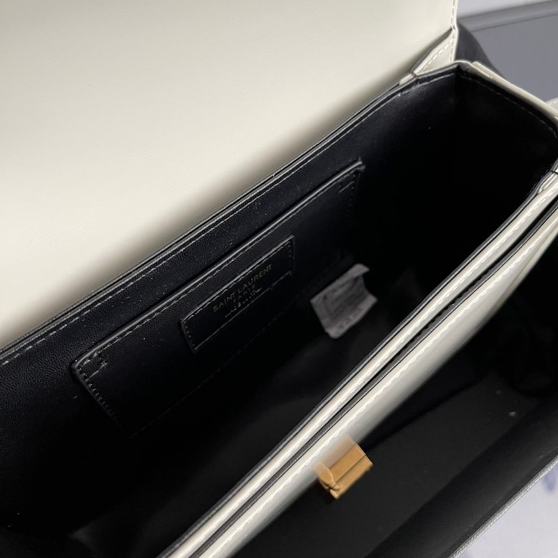 ☆新作21AW☆サンローラン ショルダーバッグ 偽物 ボックスレザー サッチェルバッグ Saa57029