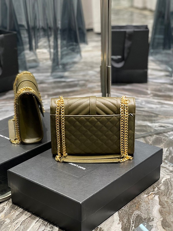 人気急上昇サンローラン ショルダーバッグ 偽物★YSLエンベロープ チェーンバッグ ミディアム 487206BOW911000