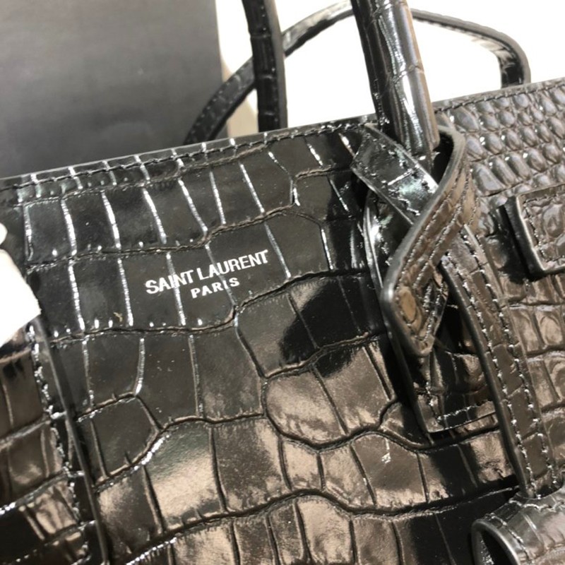 関税込 サンローラン ハンドバッグ 偽物 サック ド ジュール ベイビー★ 421863DND1N1000