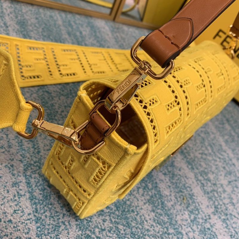 稀少フェンディ バゲット キャンバス バッグ 偽物/刺繍 fed36433