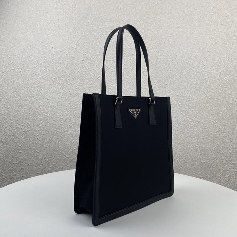 超希少！プラダ ナイロン 偽物＆レザー ショッピングバッグ  新作 1BG363
