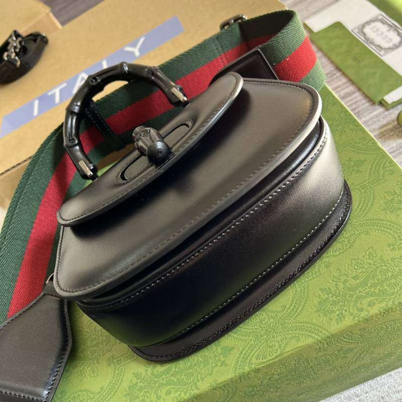 春もの新作グッチ コピー バンブー ミニ トップハンドルバッグ 4色 guf23955