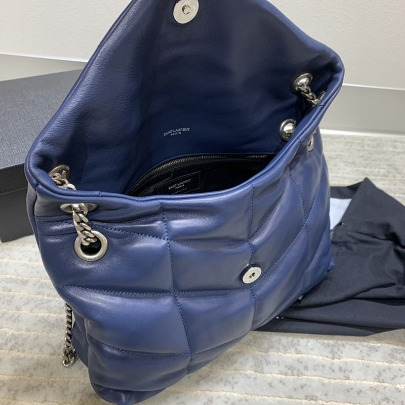 完売必至サンローラン ショルダーバッグ 偽物 ルル パファー トイ バッグ キルティング レザー Saz38501