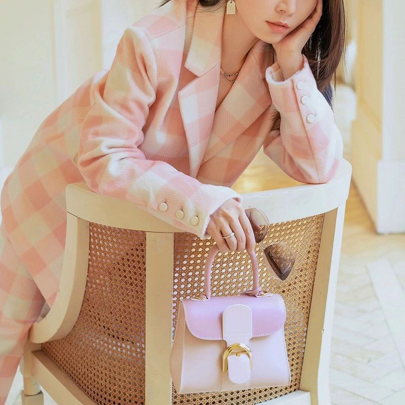 21-22AW【DELVAUX コピー】カーフスキン ブリヨン ショルダー ハンドバッグ Dec86191