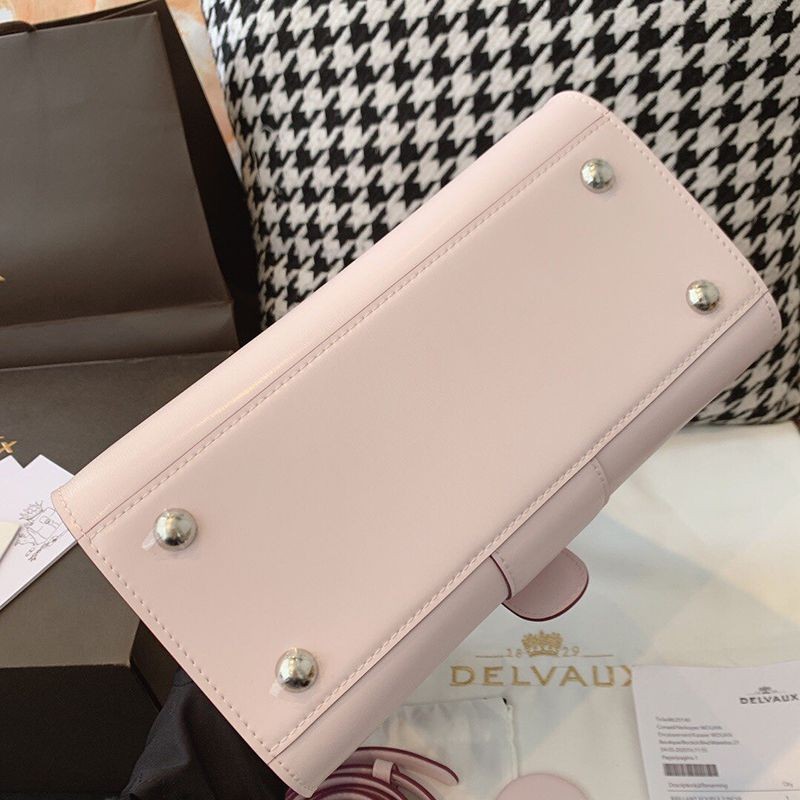 21-22AW【デルボー ショルダーバッグ 偽物】ブリヨン Ivoryステッチ ミディアムハンドバッグ Dei03009