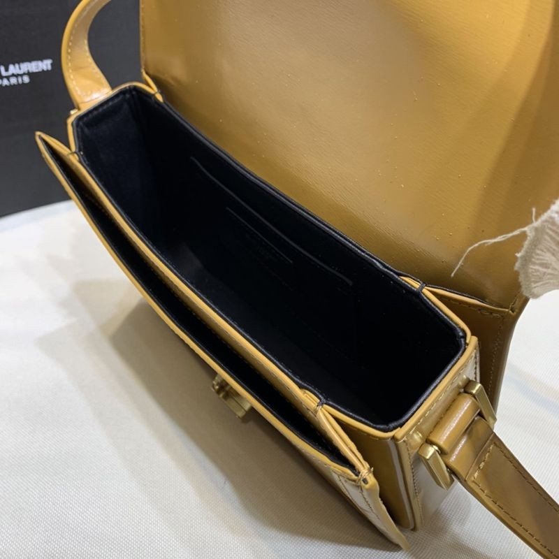 22AW新作サンローラン ショルダーバッグ ボックスレザー サッチェルバッグ コピー Saa22254