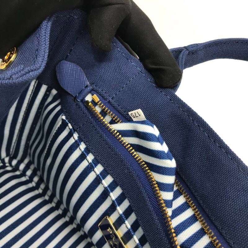 [プラダ] カナパ x レザー トートバッグ コピー / ショッピングバッグ puw75591