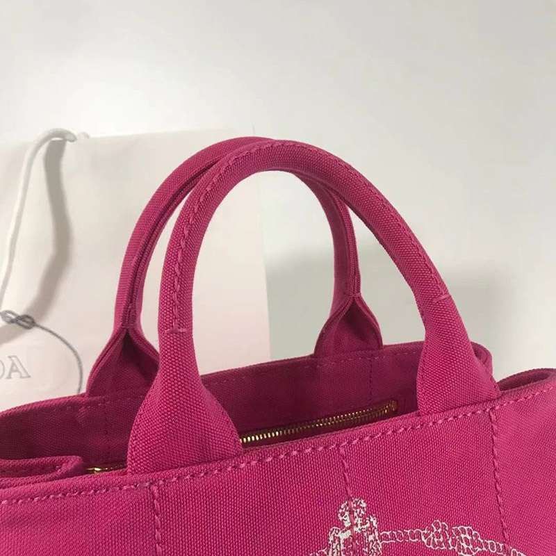 ★日本!!人気！プラダ カナパ コピーx レザー トートバッグ / ショッピングバッグ pud86297