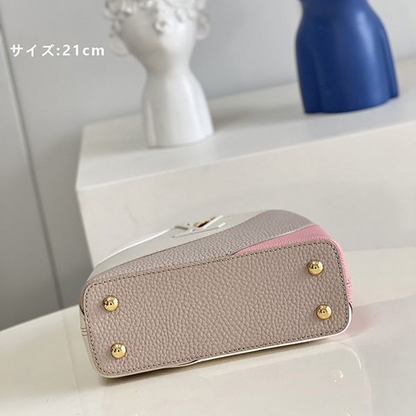 春もの新作 お洒落に♪ルイヴィトン カプシーヌ コピーハンドバッグ チャーミングなカラーが夏に◎ M59863